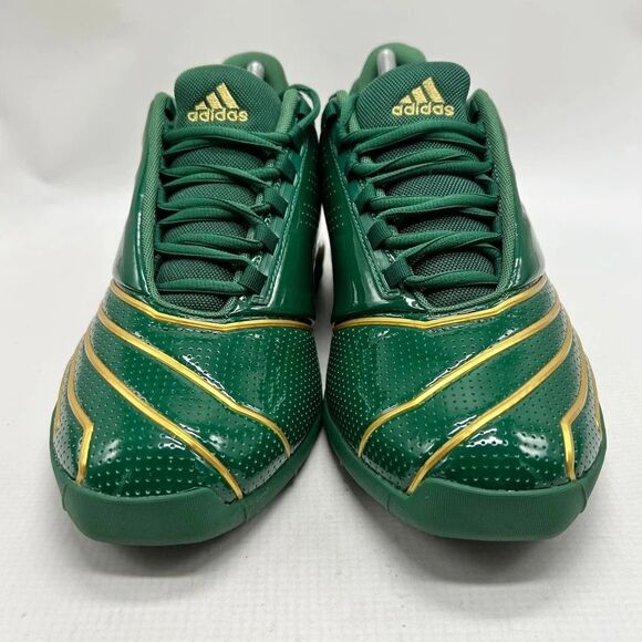 Adidas T-MAC 2 Restomod Men's Size 8 US FY9931 Green Gold Basketball Shoes - Picture 1 of 7